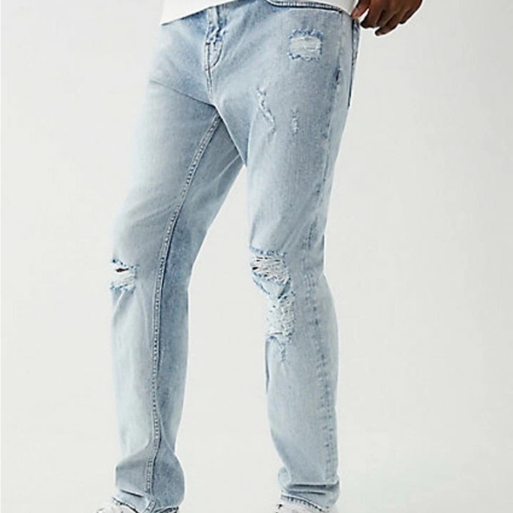 True Religion Light Blue Men's Skinny Jeans